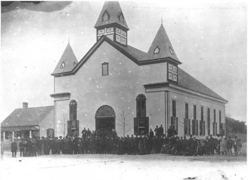 Church- Bethel A.M.E. Church in Tallahassee around 1880. Florida State Archives Neg 4769