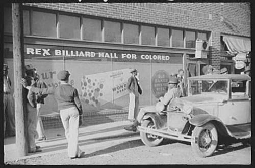 jim crow pool hall
