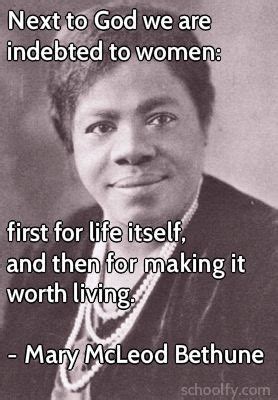 women power bethune qoute