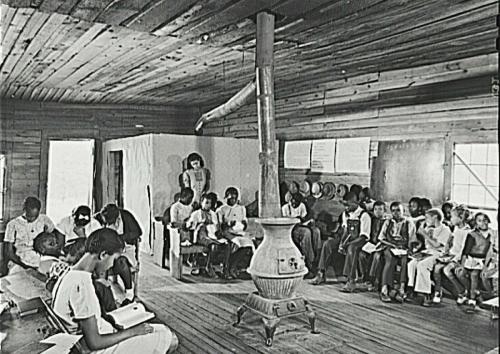 A one teacher African American school in Greene County_ Georgia_ 1941
