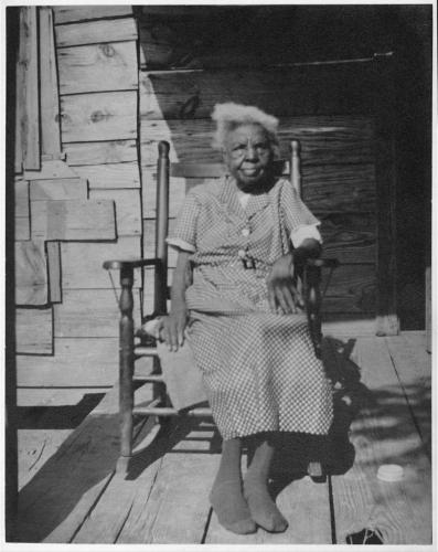 An elderly enslaved woman