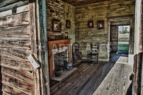 Inside a slave cabin