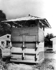 Sweat box used to punish convicts. Temps reached over 100 degrees.