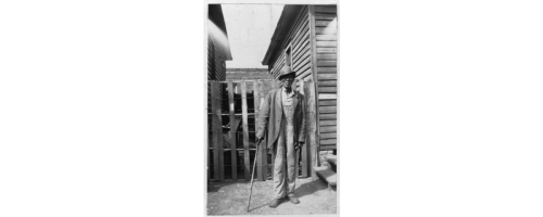 William Colbert a former enslaved man in Alabama photographed between 1936 and 38.