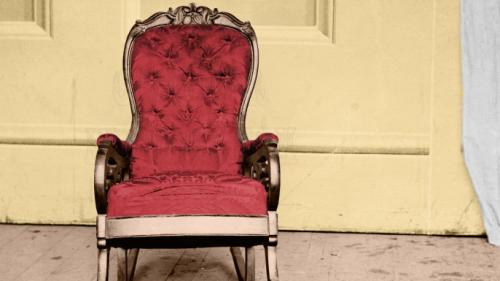civi war chair lincoln- was shot in rocking-chair-E