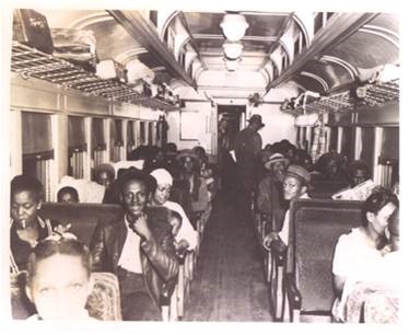 civil rights segregated train leaving Miami
