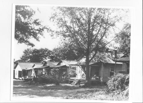 housing Tallahassee The 800 block of Flora Street photographed on October 29_ 1951. Florida State Archives