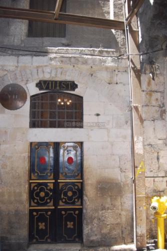 isreal spot where jesus fell the second time