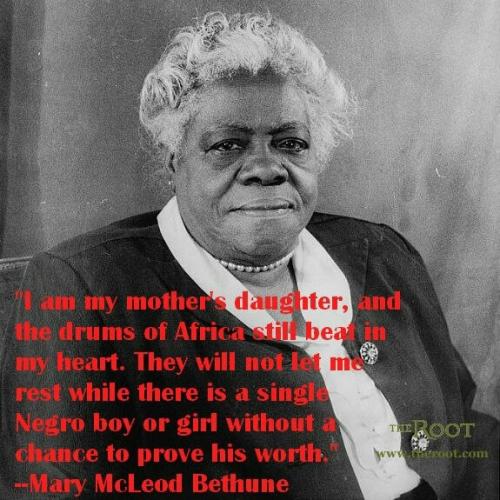 women power bethune qoute three