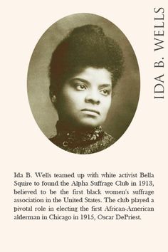 women power ida b wells poster
