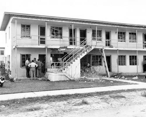 Carver village in northwest Miami was reserved for Whites. When a Black family moved in the building was bombed probably by the KKK. 1951